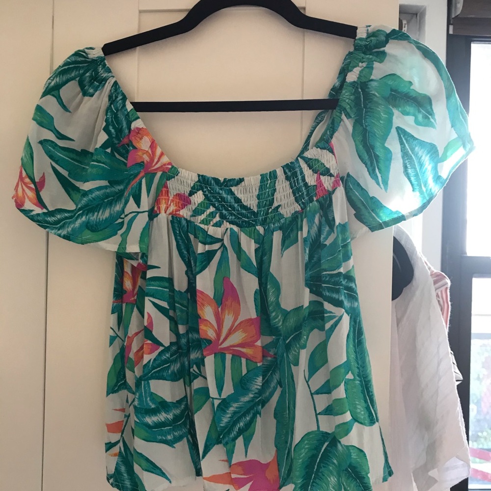 MinkPink off the shoulder top